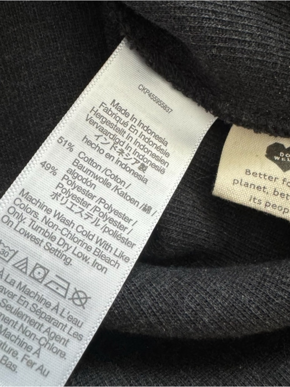 Madewell (Re)sourced Plush Mockneck Puff-Sleeve Top Sz L - Picture 8 of 8